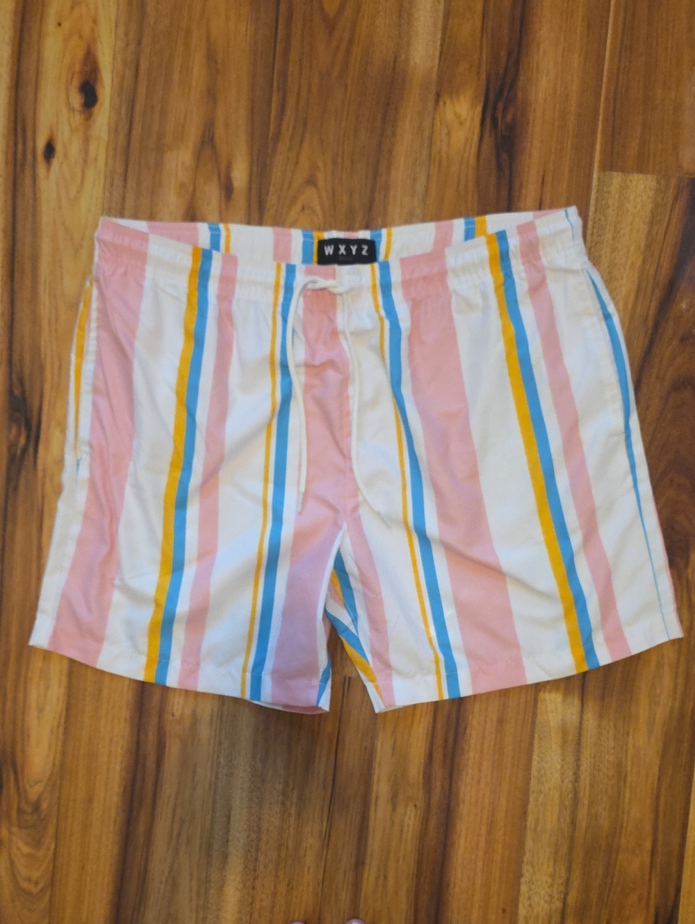 WXYZ Multi-Stripe Hybrid Swim Shorts